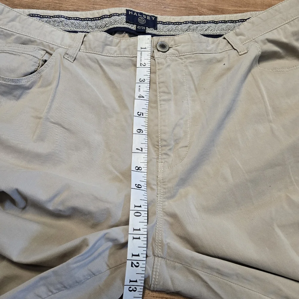 Halsey Classic Men's Light Khaki Pants 42/34